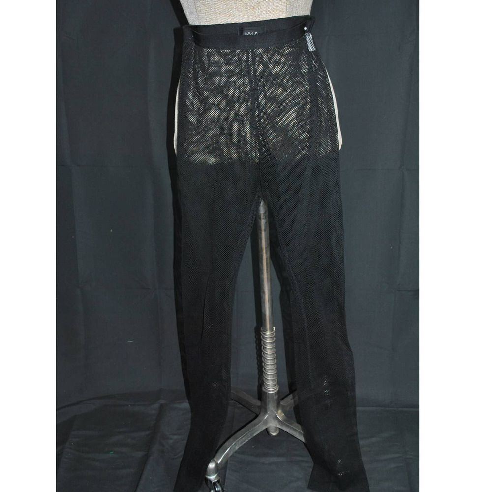 G.V.G.V Black Mesh Leggings Pants - S
